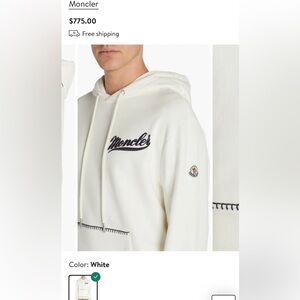 Moncler men’s hoodie. Perfect condition